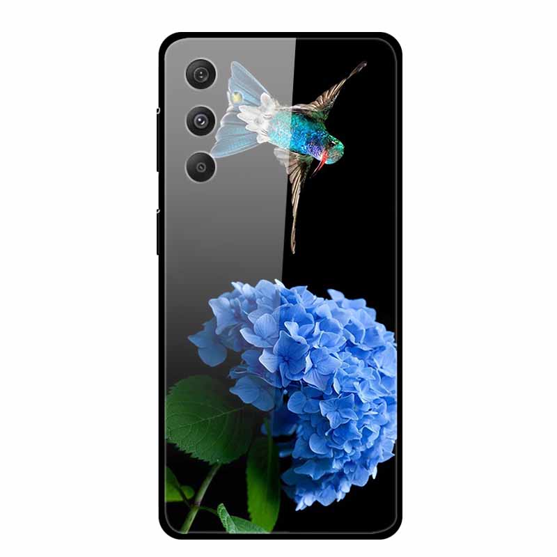 Tempered Glass Case For Samsung Galaxy S24 Plus Case Hard Glass Back Cover Soft Bumper For Samsung S24 Plus Phone Case S24Plus