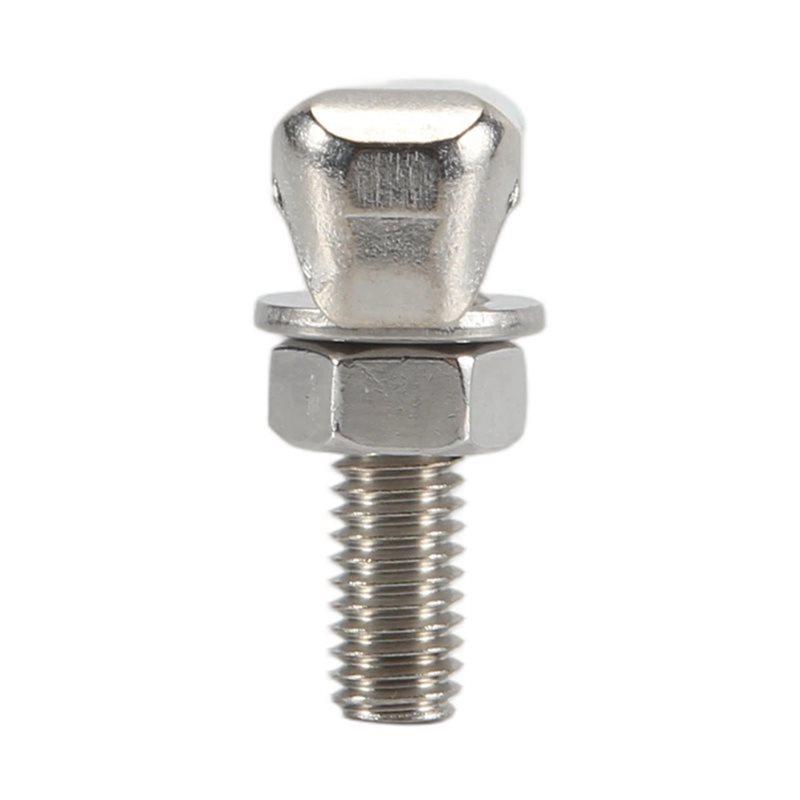 NEW-M6 Battery Terminal Replacement Screws Bolt Nut Washer T-Bolt 10PCS 19116852 For GMC 6X0915138