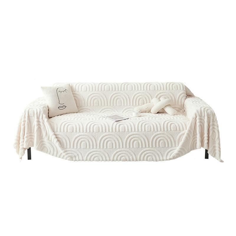 Sofa Towel Simple Full Cover Blanket Cushion Light Luxury Cover Cloth Comfortable Cotton Velvet Sofa Cover Four Seasons Universal