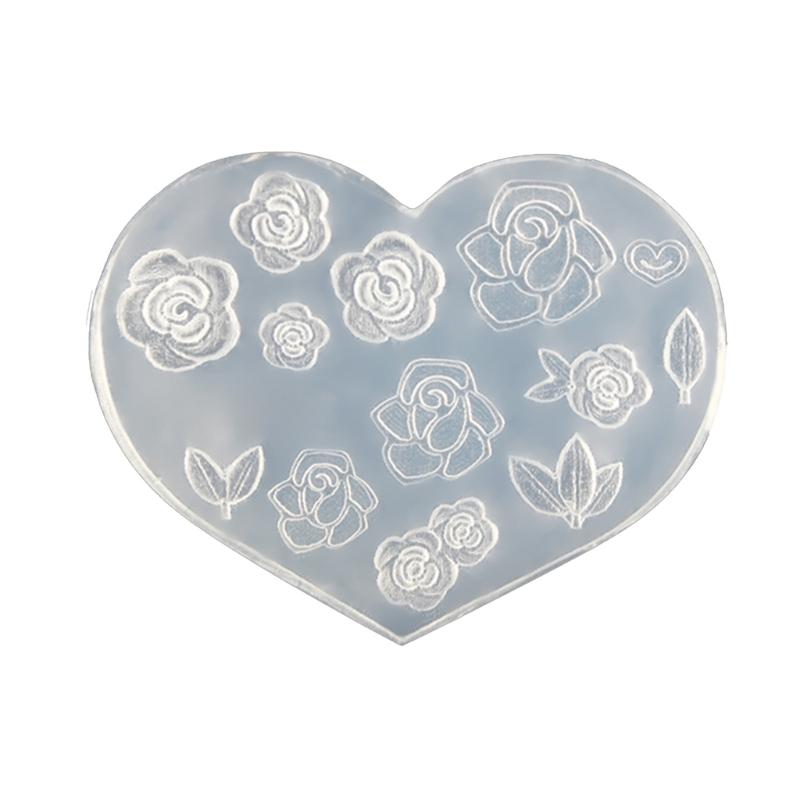 Silicone Nail Art Handicrafts Moulds DIY Nail Tools Accessories Nail Carving Molds Silicone Material for Nail Decoration