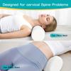 1 pcs  Round Cervical Roll Pillow with Removable Washable Cover Ergonomically Designed To Fit The Head Neck Back and Legs