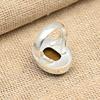 Erstaunlicher Tigerauge-Edelstein, handgefertigter Ringschmuck aus 925er Sterlingsilber