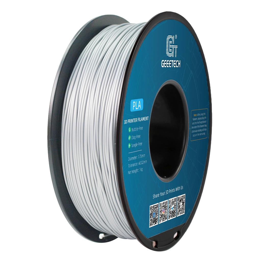 Best Quality 3d Printer Plastic Filament 1.75mm PLA Sparkly Silver 3D Printer Filament 3d Printing Filament