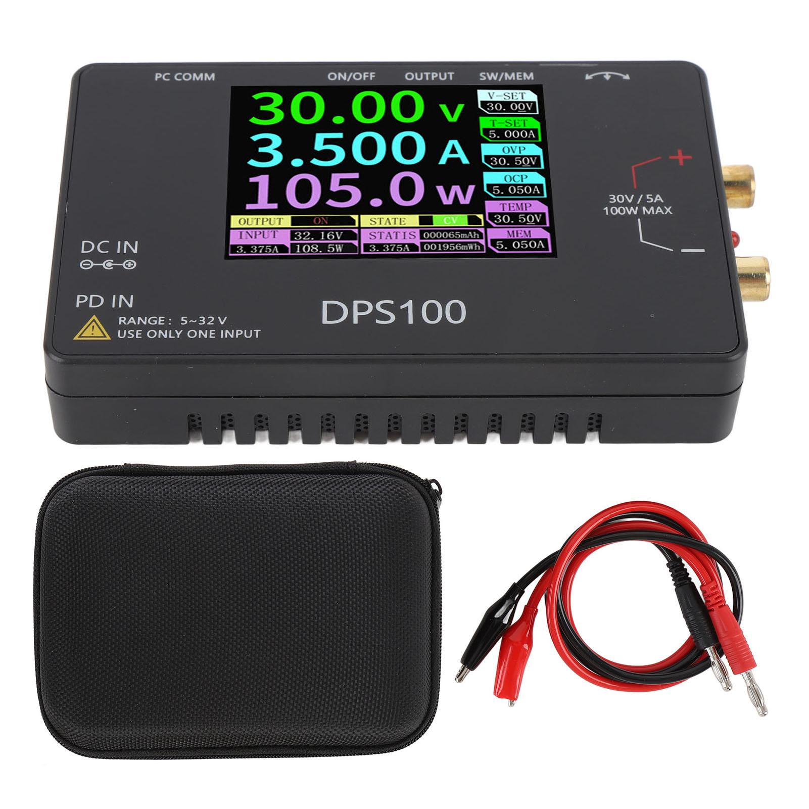 

DPS100 100W DC Adjustable Power Supply Portable 30V 5A Programmable Variable Power Supply