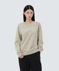 SNOWPEAK APPAREL Land Women'S Sweatshirt (S25Fwfht61) Pastel Olive