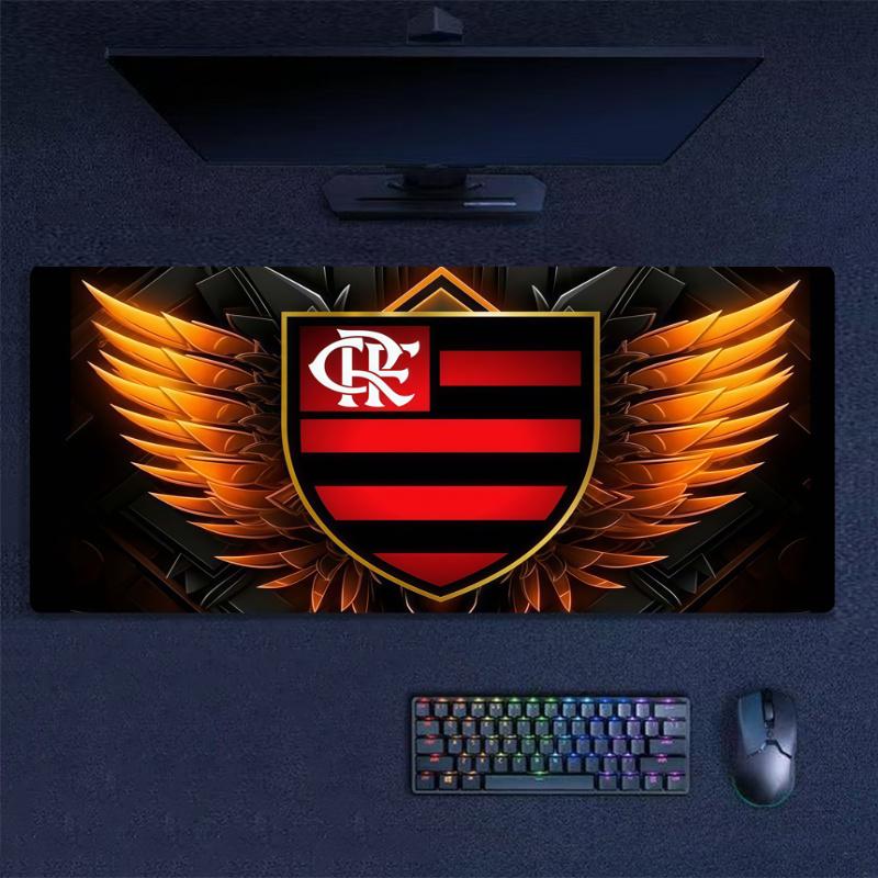Flamengo Color Mouse Pad Large Gaming Table Cushion Non-slip Laptop Tablet Big Mousepad XXL Mat Mini PC Playmat With Lock edge