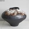 Retro Zen Inspired Ceramic Vase Creative Plant Pot Table Decoration Flowers Arrangement Floral Vases Room Aesthetic Decor