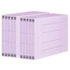 Plus PP Flat A4 File, Horizontal, Violet, 10-pack, NO.122P 98-352×10