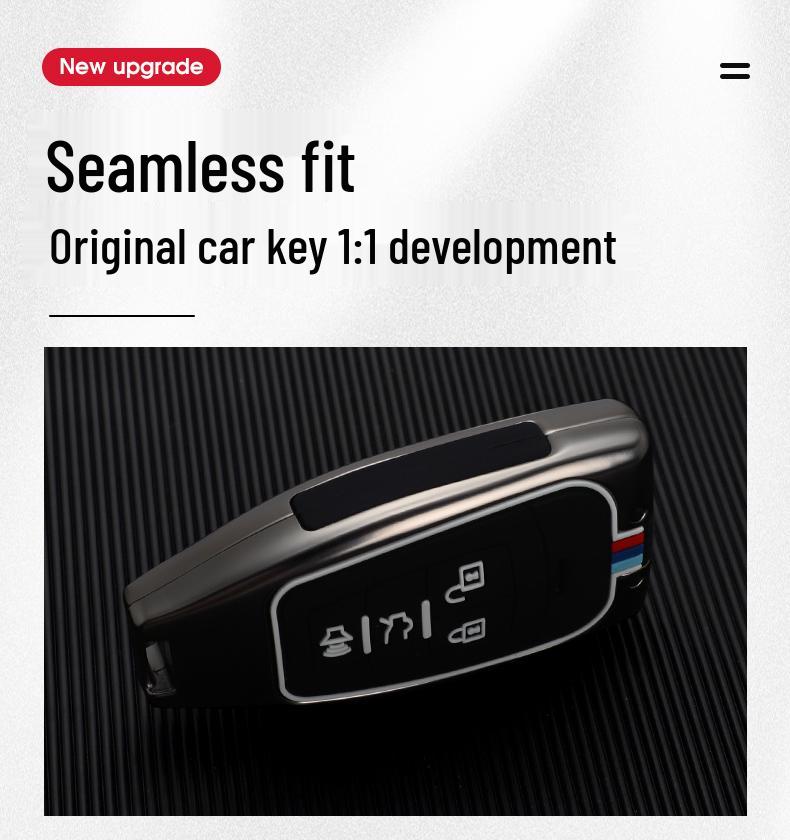 BAIC Senova d50/d60/d70 Key Case Set with Logos for Zhixing x55/x65 and Beijing x5