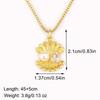 Nidin Elegant Shell Shape Inlaid Pearl Zircon Pendant Necklace For Women Female Compact Exquisite Clavicle Chain Jewelry Gifts