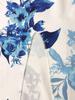 Women's Spaghetti Strap Printed Maxi Dress with Slit - Elegant Spring/Summer Evening & Vacation Attire