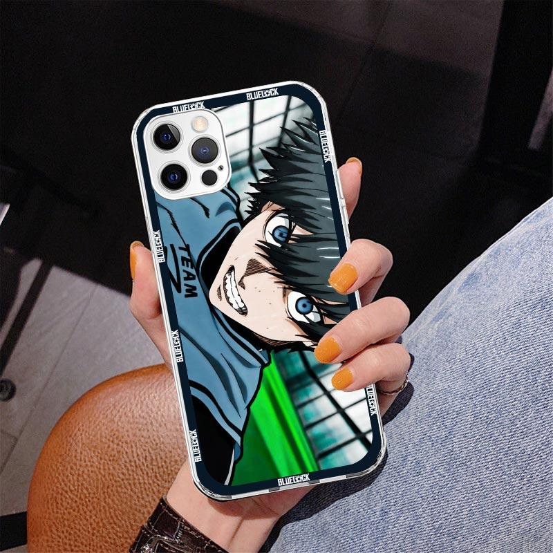 Japan Anime Blue Lock Phone Case For iPhone 17 Air 16 Pro Max 16E 15 + 14 Plus 11 12 13 Mini 7 8 SE Gift Print Cover Fundas 17 A
