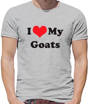 I Love My Goats - S T-Shirt - Goat Pet Farm Kid Pets Animal Zoo