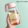 380ml Leakproof Outdoor Delicate Water Bottle Drinking Cup Portable Plastics Mug