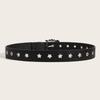 PU Leather Y2K Belt Spicy Girl Men Belt Trend Rivet Belt  Jeans Accessories
