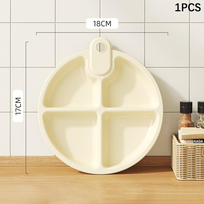 

Кухонный поднос для гарнира с луком-пореем, имбирем и чесноком, 4 секции, для раздельного хранения ингредиентов для приготовления в кастрюле бежевый