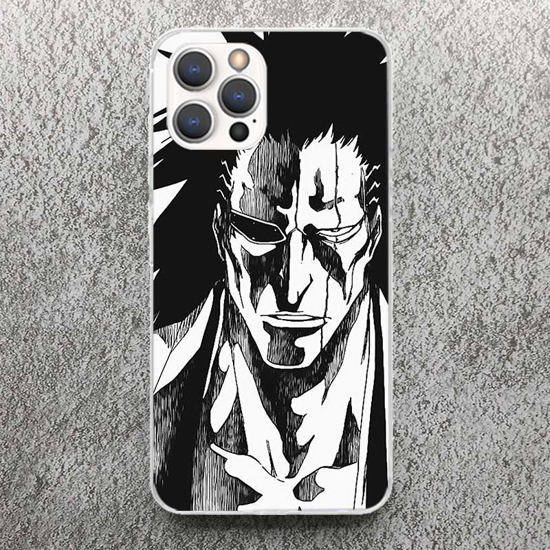 Bleach Zaraki Kenpachi Phone Case For iPhone 17 16 15 14 13 12 11 Pro Max Mini Plus Air 7 SE 8 Soft Silicone Print Shell Funda F