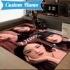 Custom Name Kpop Group Fashion Rug for Living Room, Game Rooms, Office, Bedroom, Floor Mat Playful Design, fan gifts Christmas decor
