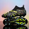 Fußballschuhe High Top Männlich und Weiblich Schüler FG Lange Stollen Sneaker Anti-Rutsch Erwachsener Rasen Wettkampf Training Spezielle Schuhe