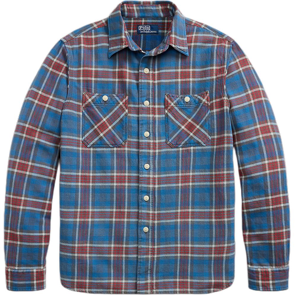 

Polo Ralph Lauren Классическая клетчатая твиловая рабочая рубашка с карманом на пуговицах для мужчин многоцветная MNPOWOV16824173-999 XS