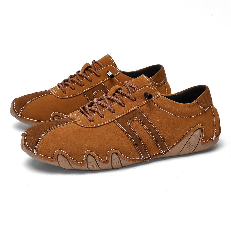 Fashion Casual Shoes for Men Soft Soled Sports Outdoor Couple Plus Size Fashion Blue Tennis Training Women's Driving Leather Shoes 2024