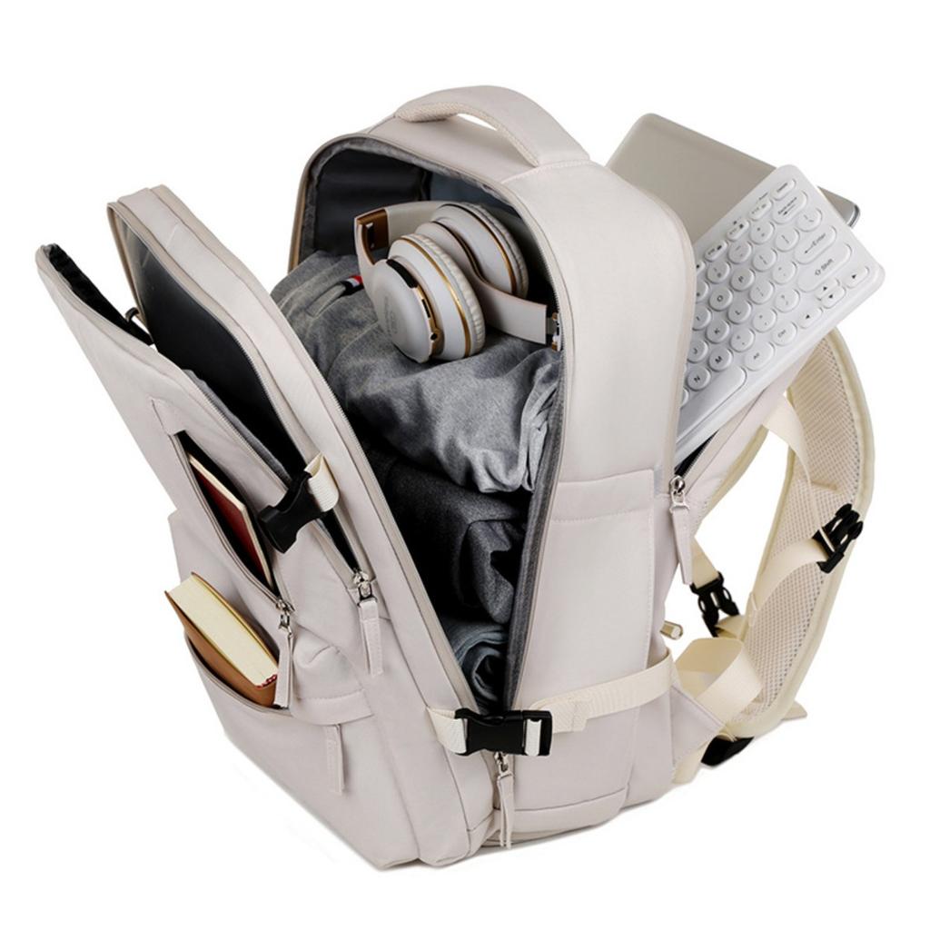 Large Capacity Backpack with Independent Shoe Compartment and Dry Wet Separation Backpack for Short Distance Travel, College Student Computer Backpack
