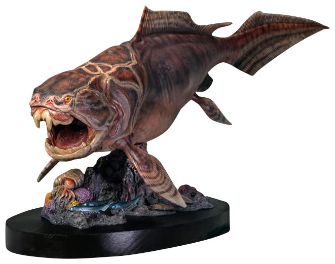 Star Ace Toys Wonders of the Wild Dunkleosteus Polyresin Statue, Approximately 420mm In Length, Pre-painted, Complete Figure, 42cm