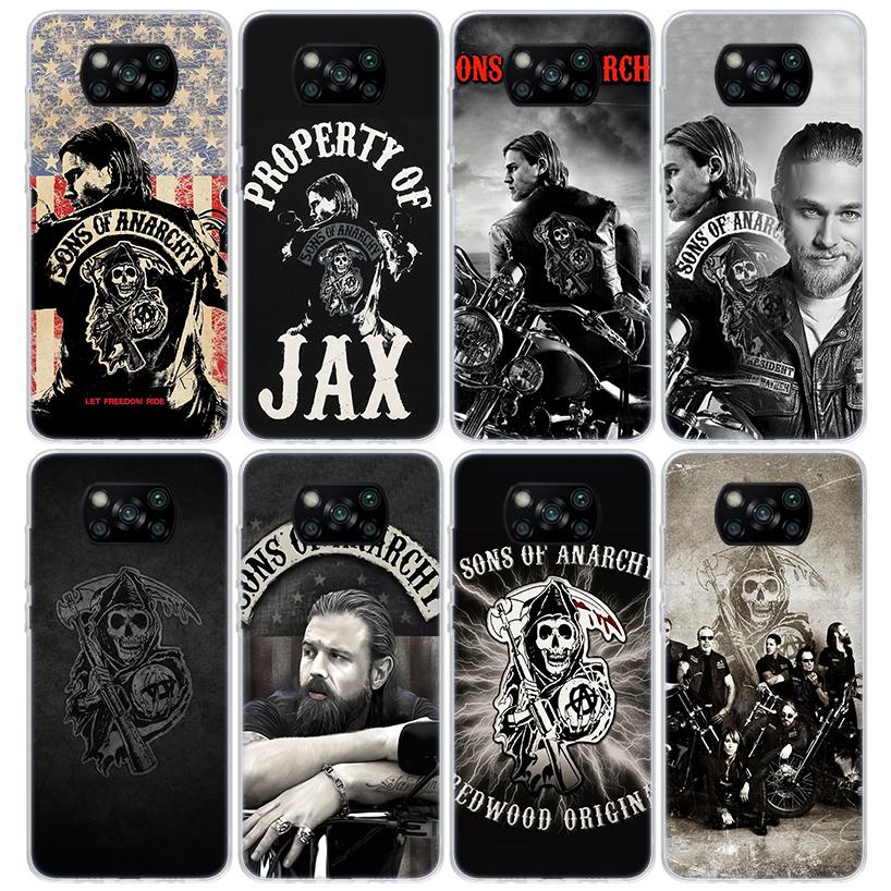 Sons Of Anarchy Eua Tv Phone Case For Xiaomi Poco X5 X6 X7 Pro F7 Ultra M7 Redmi 15C 15 13C 13 12C 12 10 10C 10A 9 9C 9T 9A Cove