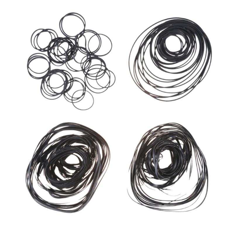 

180Pcs Rubber Belts Assortment Cassette Player Video Recorders Turntables Various Recorder Models Mixed 1