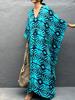 Cotton Drawstring Beach Cover-up: Long Loose Vacation Dress with Sun Protection