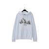 Grenzüberschreitende europäische und amerikanische Trendmarken Palm Angel schwarz-weiße enthauptete Bären-Stickerei Hoodies, Hoodies, Herren und Damen Amerikanisch