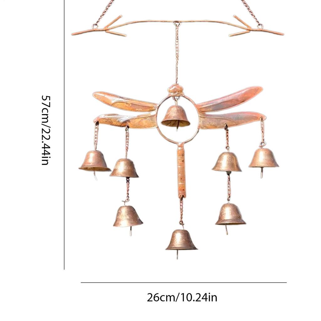 Wind Chimes Outdoor Rust-Resistant Dragonfly Bell Wind Chimes For Garden For Festival Home Car Indoor Outside Balcony Backyard