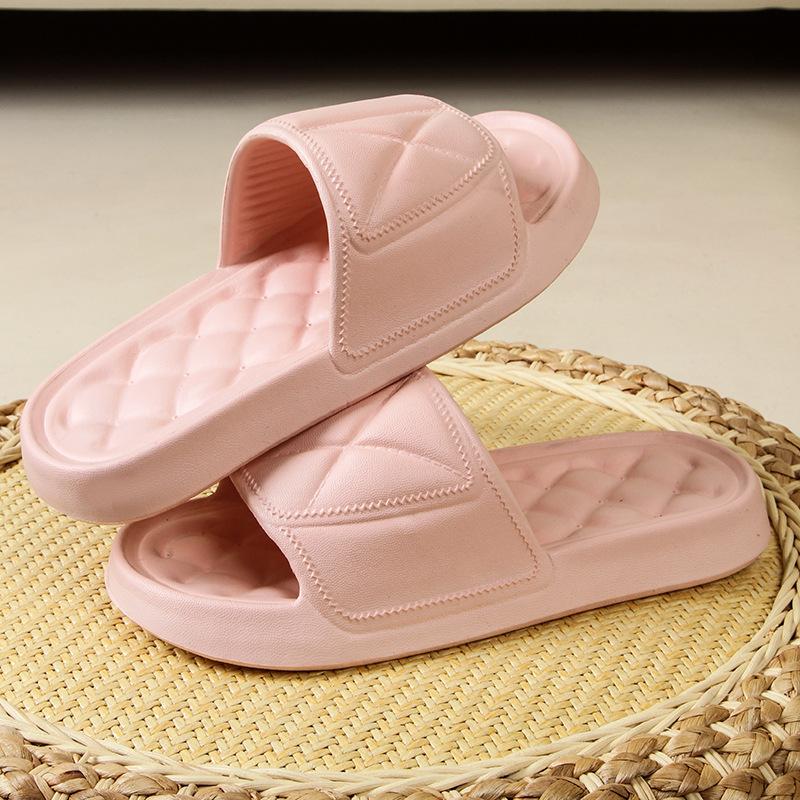 Cool slippers summer home indoor non-slip bath year new portable and comfortable couple bathroom slippers