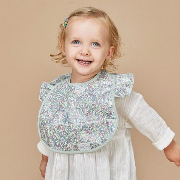 Belmont Angel vattentät haklapp för baby, lila botanisk, 1 st, 1 st