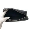 Gebrauchte LOUIS VUITTONClutch-Tasche schwarzes Leder Herren