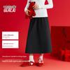 Benlai Women's A-Line Straight Mid-Length Skirt