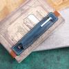 Elastic Band Pen Case Holder Crazy Horse Leather Portable Pen Pouch Leather Pencil Bag  Anime Fan