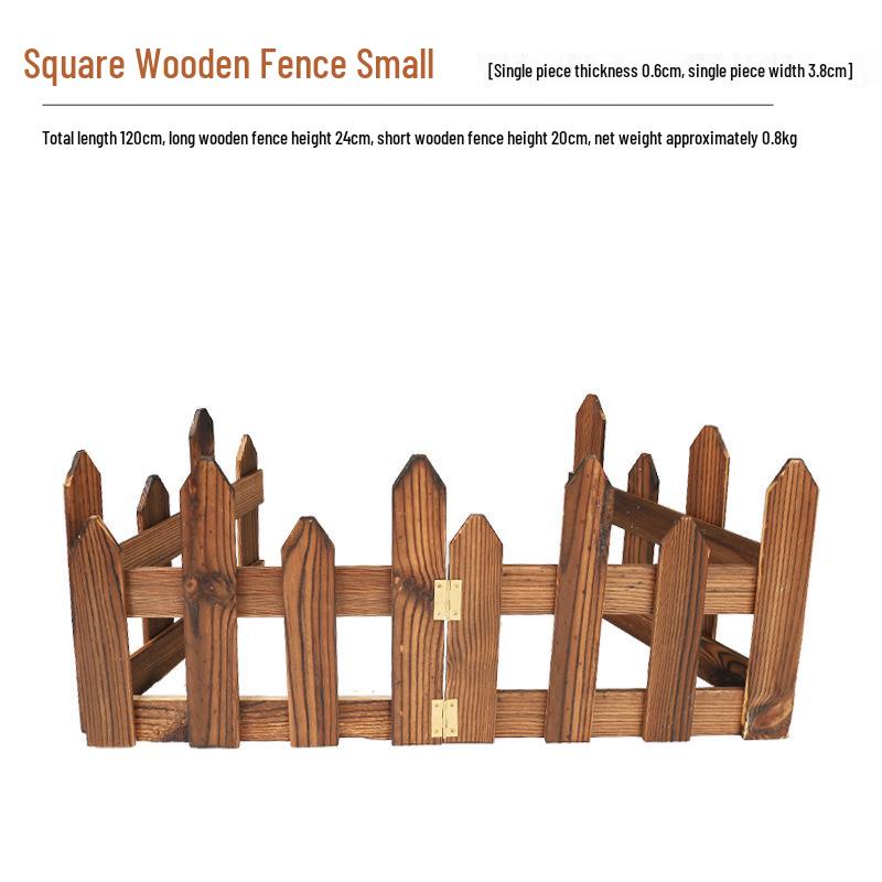 Anti-Corrosion Round Wood Garden Fence Panel