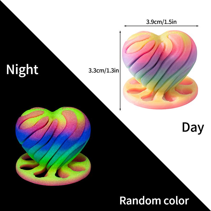 3d Printed Toys Desk Accessories Three-dimensional Pyramid Printed Spiral Cone Helix Screw Rotating Stress Relieving Spiral Cone