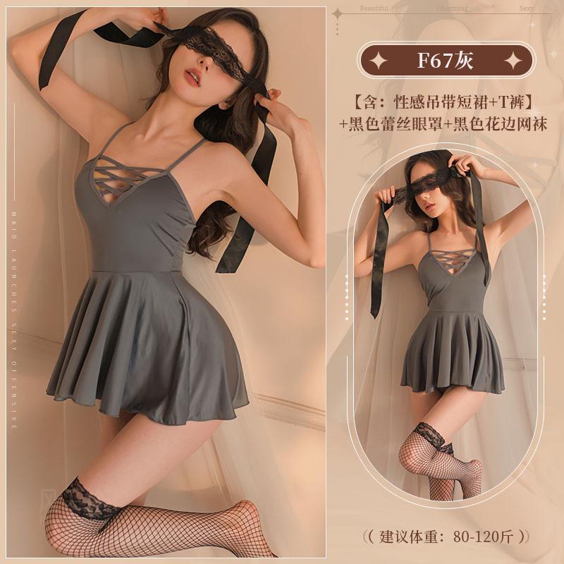 Style bell large size erotic underwear temptation bed sexy passion pure desire nightdress suspender skirt pajamas stimulate temptation