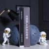 Unique European Style Book Stand with Astronaut Figurine for Office Desk Accessories