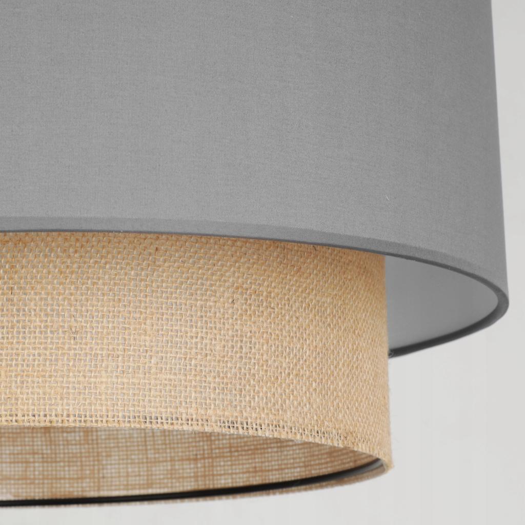 Hanging Lamp, Ceiling Chandelier, Lampshade, Boho Juta