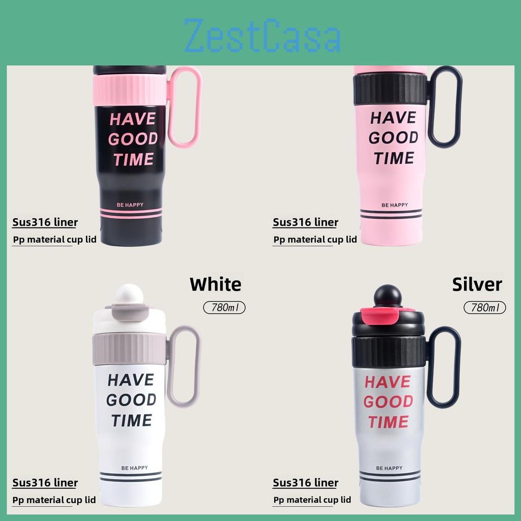 Flower Language Double Drink Insulated Bottle With Vacuum Technology For Office And Travel