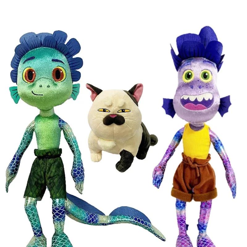 Disney Pixar Movie Luca Alberto Sea Monster Plush Toy 18-45cm Cartoon Cat Purple Girl Stuffed Toys Christmas Gifts for Children