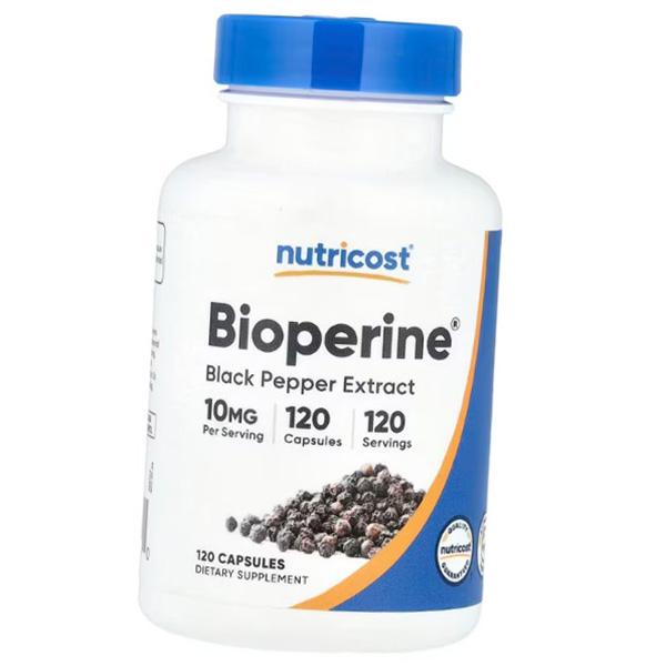 

Экстракт Черного перца, Bioperine 10, Nutricost 120капс (71647005) 120caps
