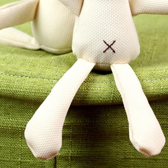 Jouet en peluche super doux en coton PP résistant à l'usure pour bébé fille, poupée lapin apaisante, jouet pour bébé pour la maison