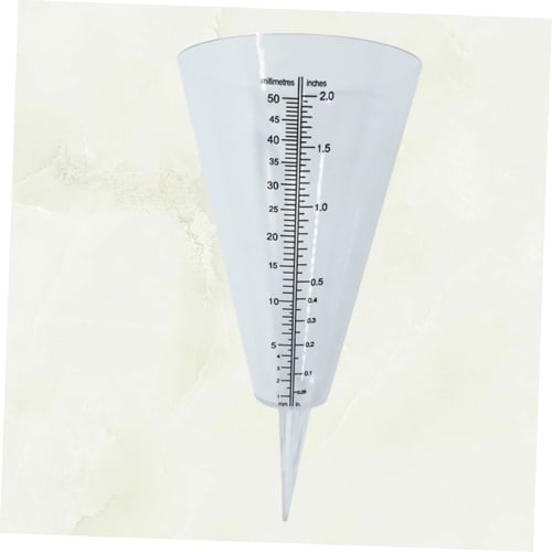 IWOWHERO Rain Gauge Cup, Rainfall Measuring Tube, Garden Measuring Gauge, Rain Gauge Cup, Lawn Rain Gauge, Garden Rain Gauge, Rainfall Measuring Tool,