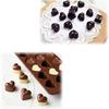 15-Cavity Heart Shaped Silicone Chocolate Mold Cake Fondant Candy Jelly Pudding Ice Cube Baking Mould for Valentine's Day