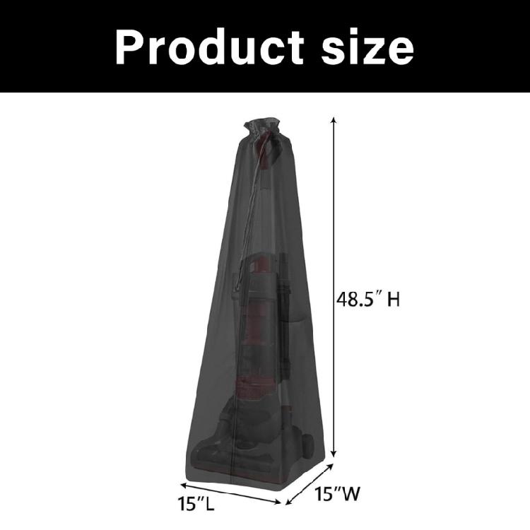 Borsa porta aspirapolvere verticale resistente all'abrasione 123x38x38cm Resistente al calore Impermeabile Antipolvere Organizer