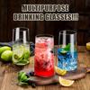 6PCS Highball Glass Whiskey Coffee Cup With Straw 15.5 Oz Juice Drinking Glasses Suitable For Cocktail Beer Glass Drinkware Set